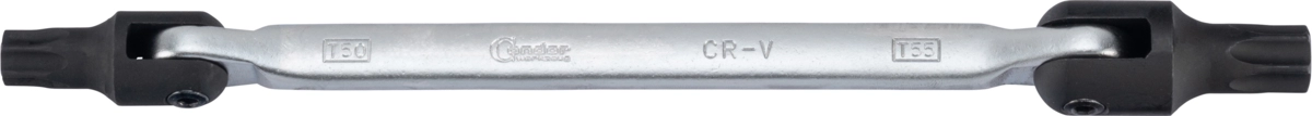 Double Flexible Head Wrench, tx-star T50x55