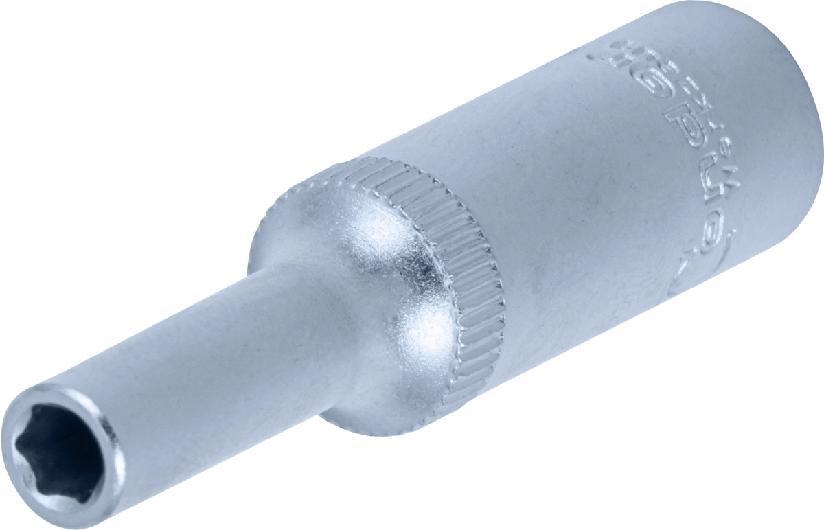 Douille, 1/4 ", hexagone 4 mm, profonde