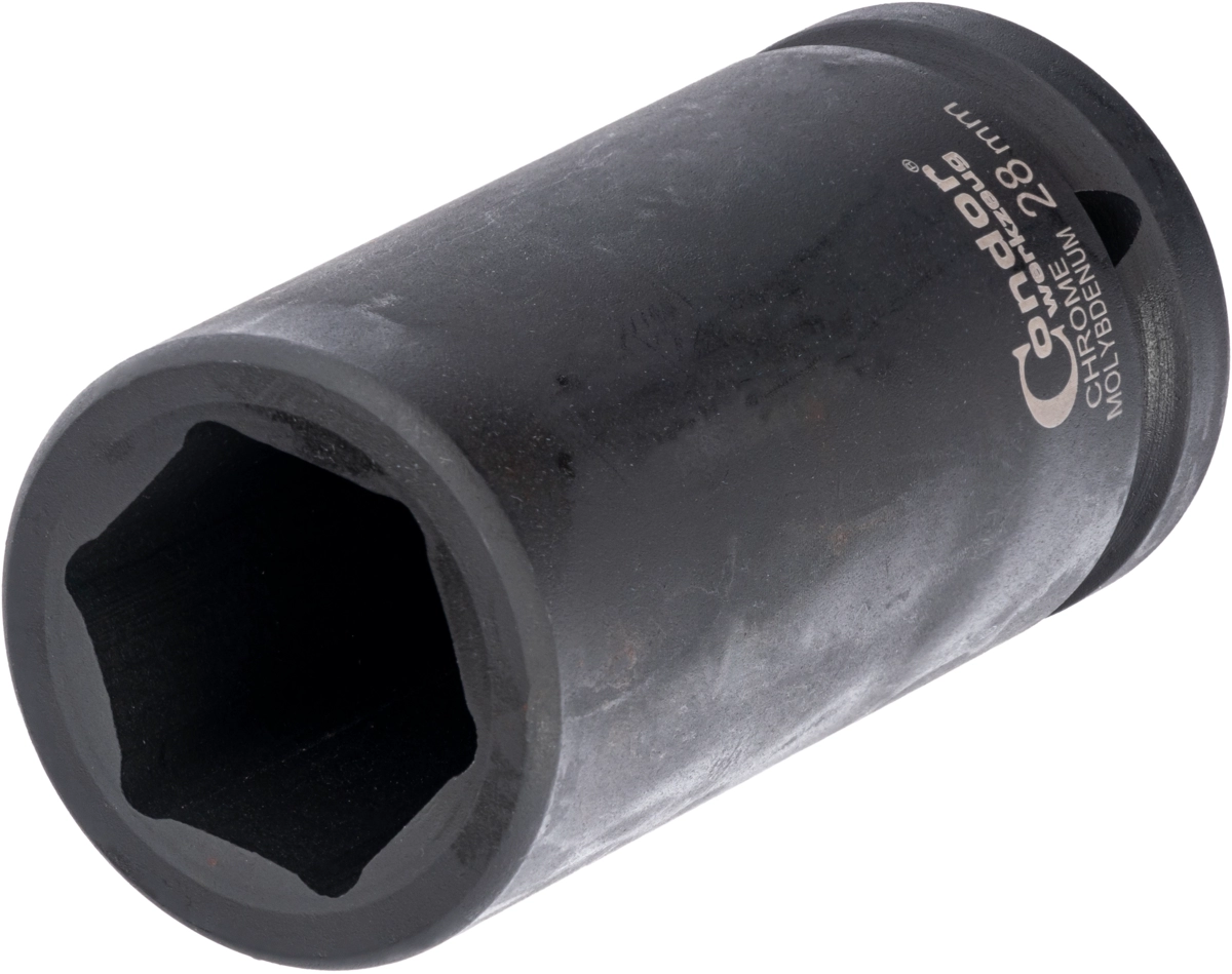 Impact Socket, 3/4", hexagon 28 mm, deep