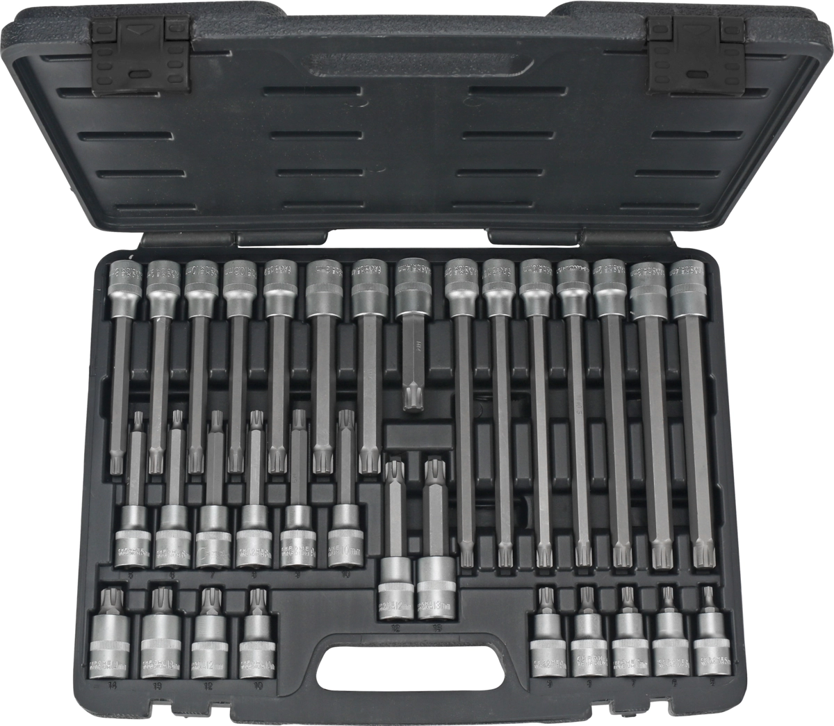 Socket Bit Set, 32 pcs., 1/2", ribe-profile M5-14