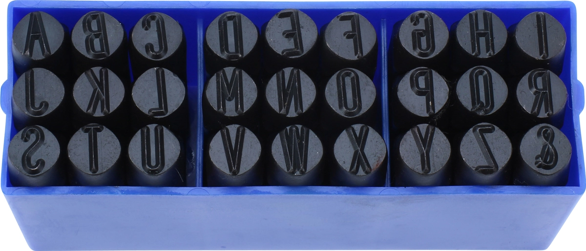 Poinçons à lettres 10 mm
