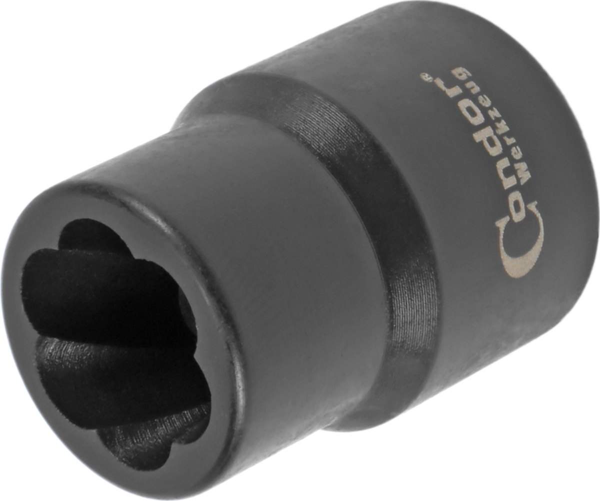 Twist Hylsa, 1/2", vriden profil 14 mm