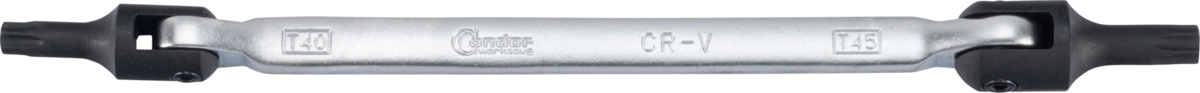 Double Flexible Head Wrench, tx-star T40x45