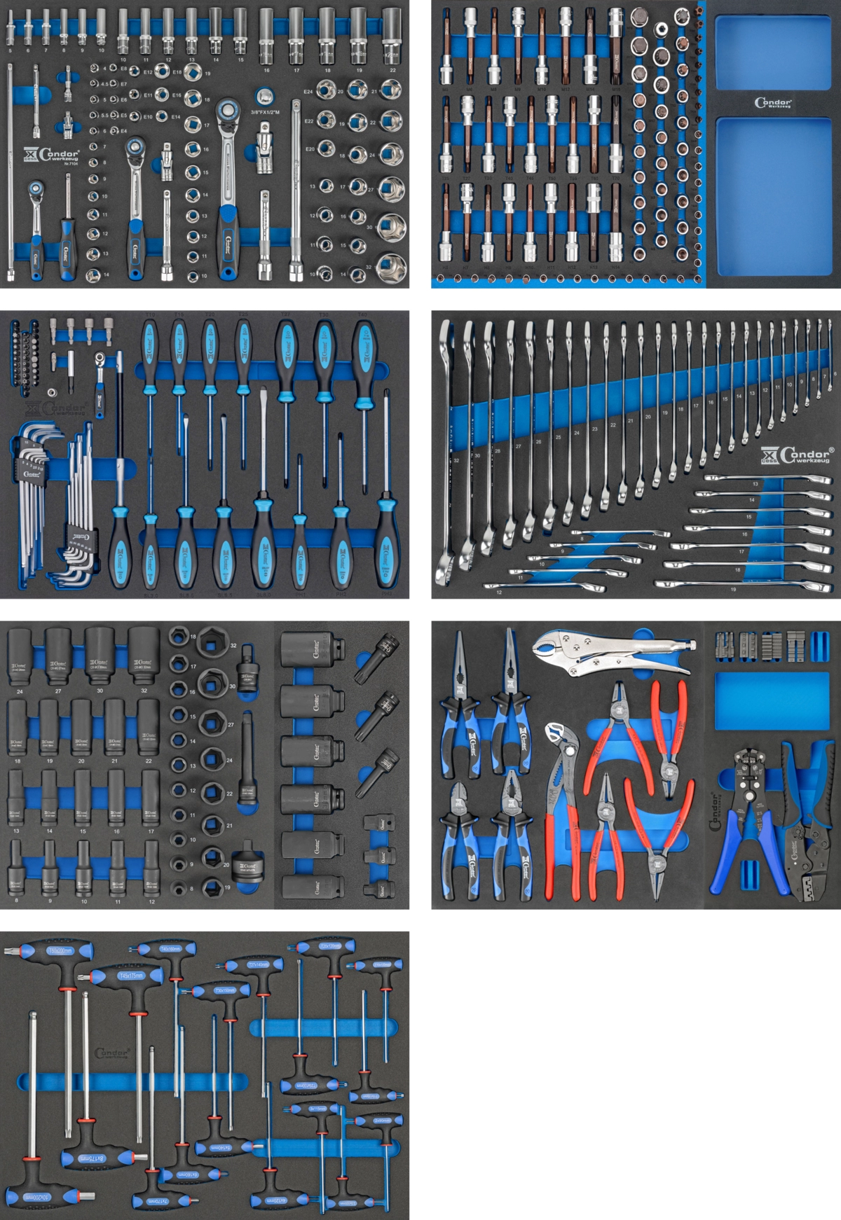 Tool Cabinet No. 7040, with 373 tools
