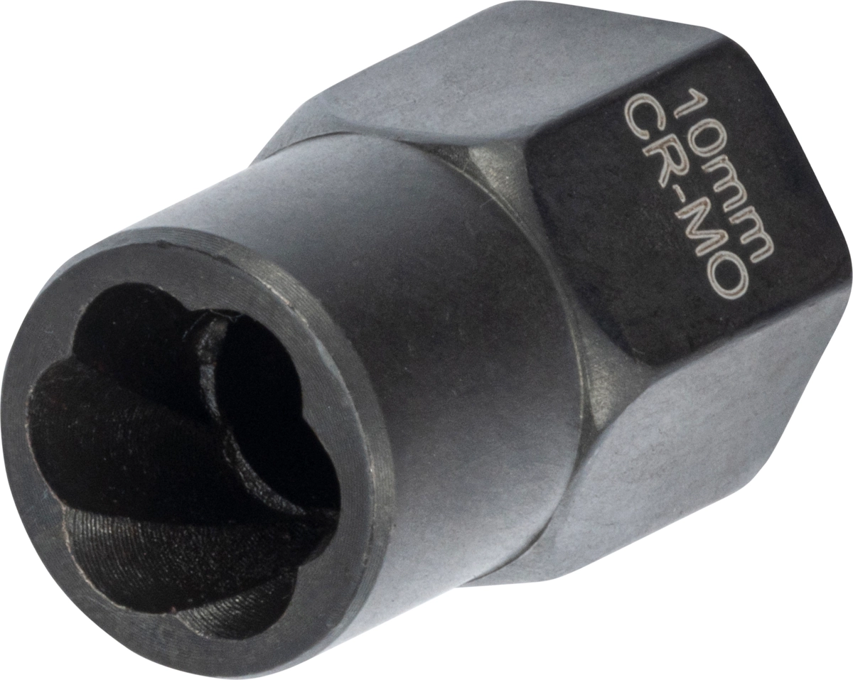 Stecknuss mit 6-kant, 3/8", Spiral-Nuten-Profil 10 mm