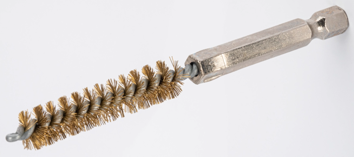 Round Brush, brass-coated, ø 10 mm