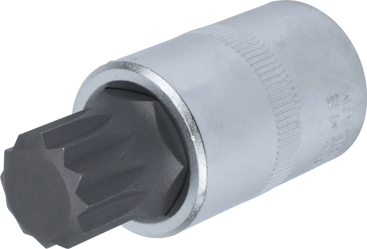 Douille embout, 1/2", multi-dents M18x55 mm