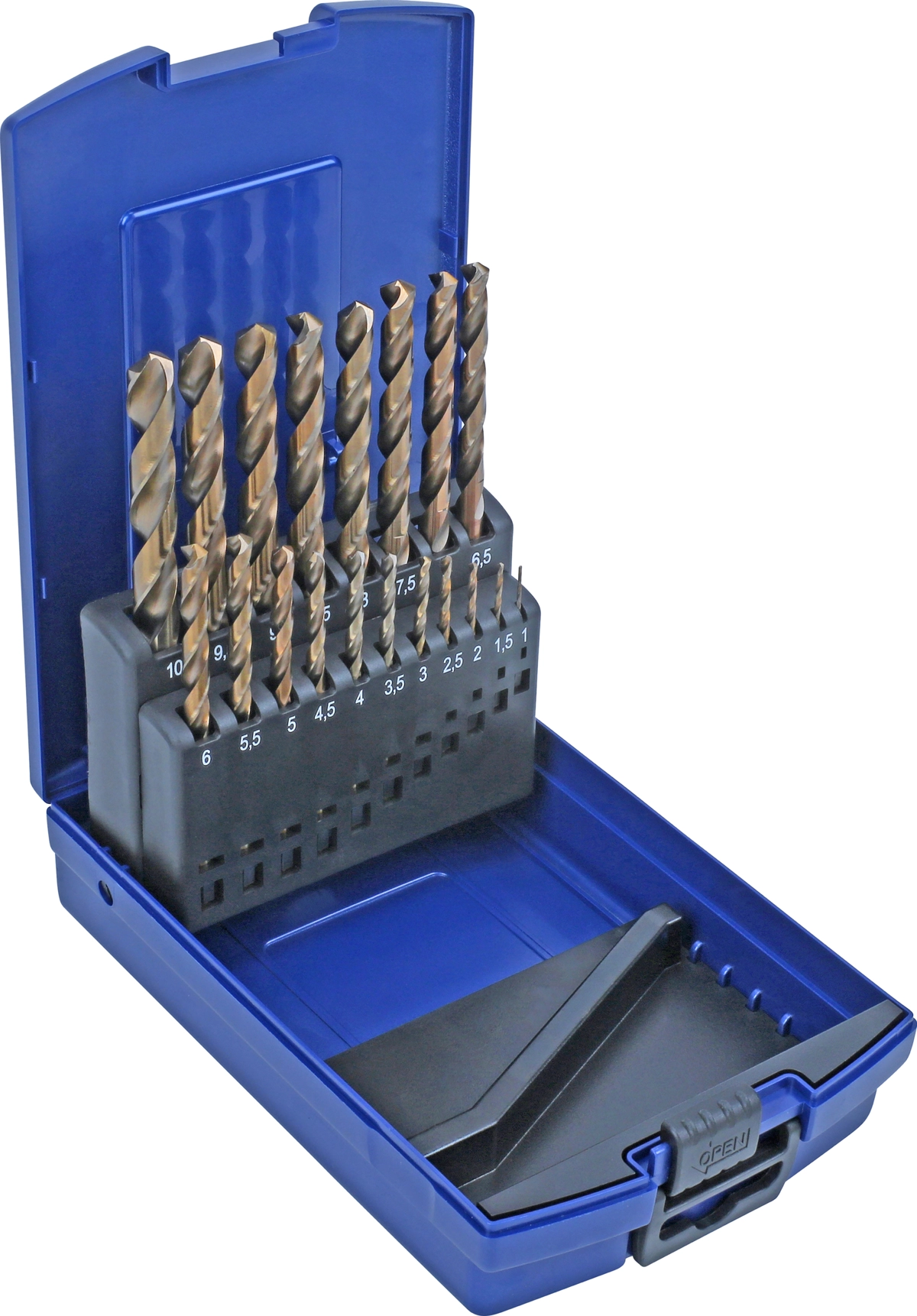 Serie 19 punte HSS al cobalto mm 1-10