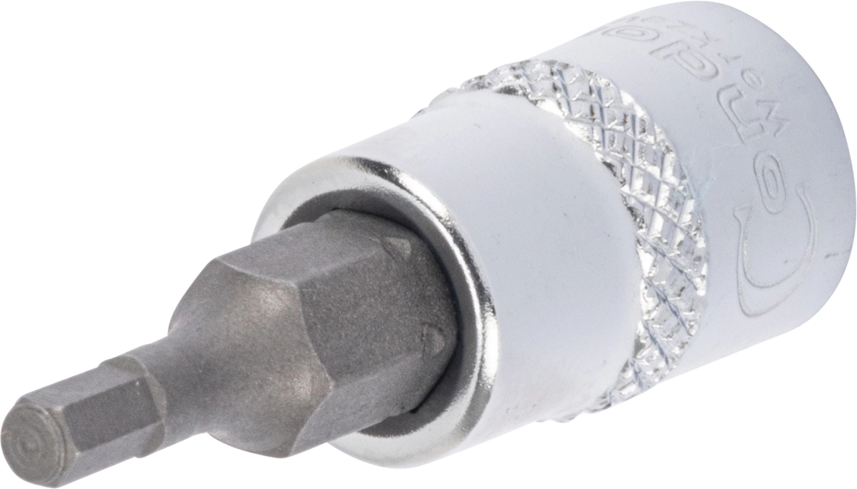 Bussola da 1/4" con inserto esagonale mm 3x37