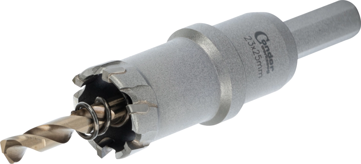 Hartmetall Lochsäge, Flachschnitt, ø 23 mm