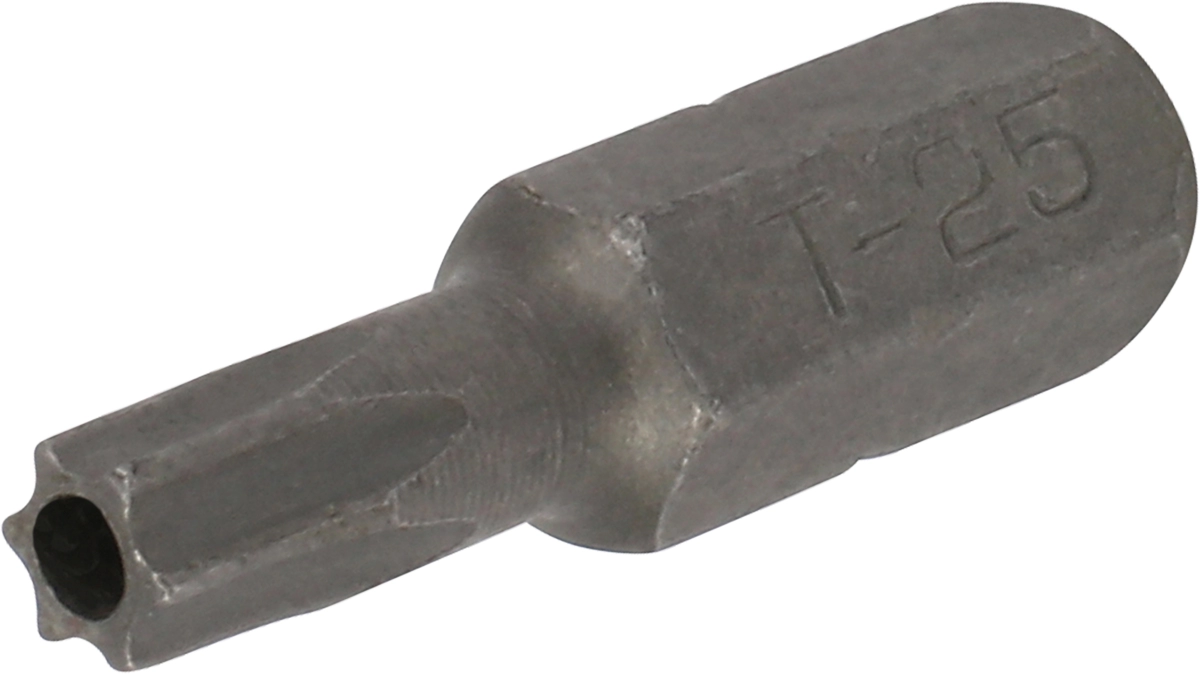 Bit, 1/4 "hex, TX-Star prova di manomissione T25x25 mm