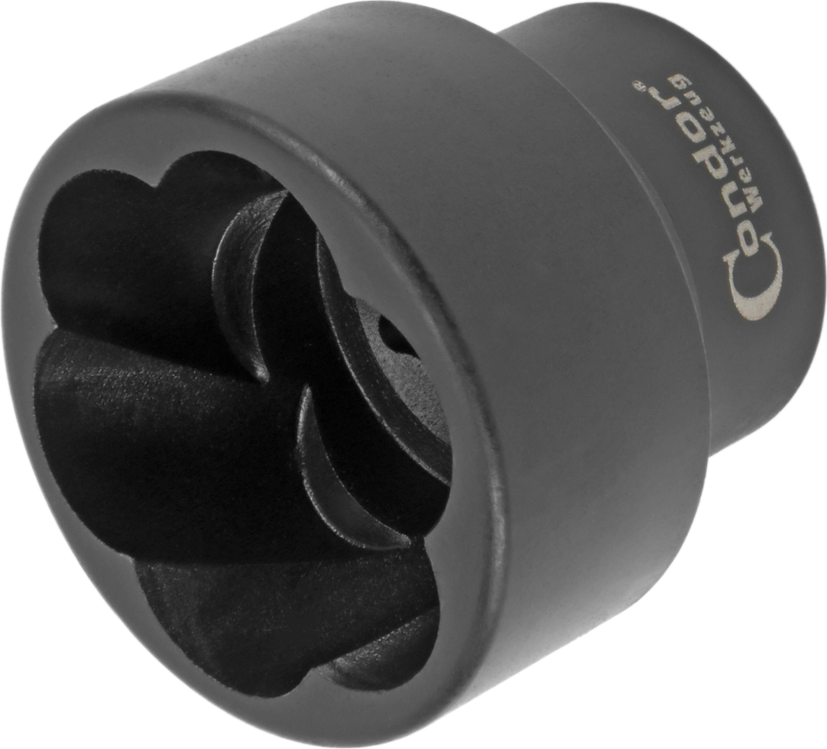Stecknuss, 1/2", Spiral-Nuten-Profil 27 mm