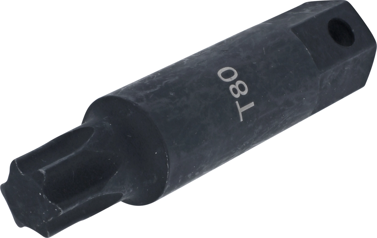Impact Bit, 22 mm hex, tx-star T80x110 mm