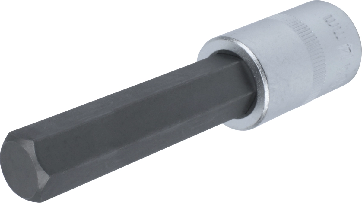 Bussola da 1/2" con inserto esagonale mm 14x100