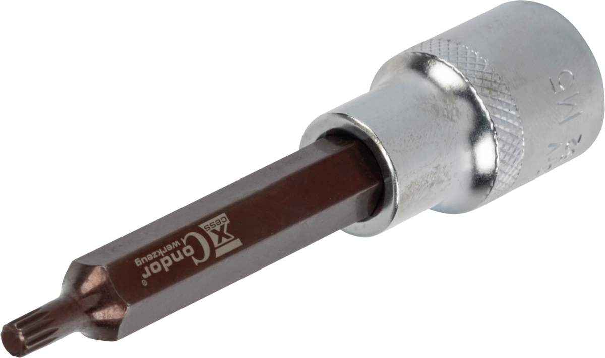 Socket Bit, xcess performance, 1/2", spline M5x100 mm