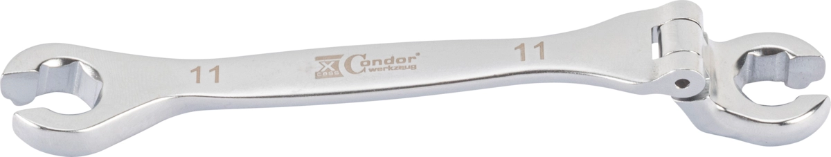 Flare Nut Spanner, flexible head, 11 mm