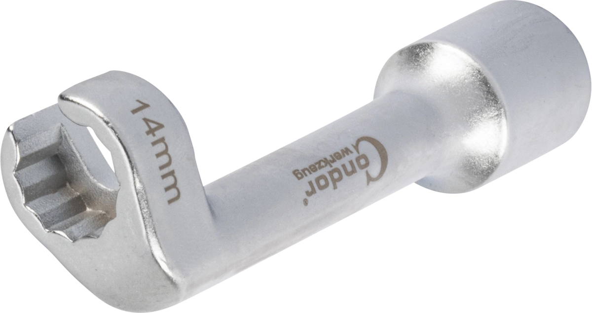 Leitungsschlüssel, 1/2", 12-kant offen 14 mm