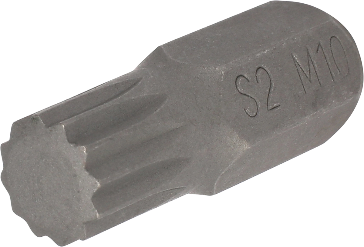 Bit, 10 mm 6-kant, Vielzahn M10x30 mm