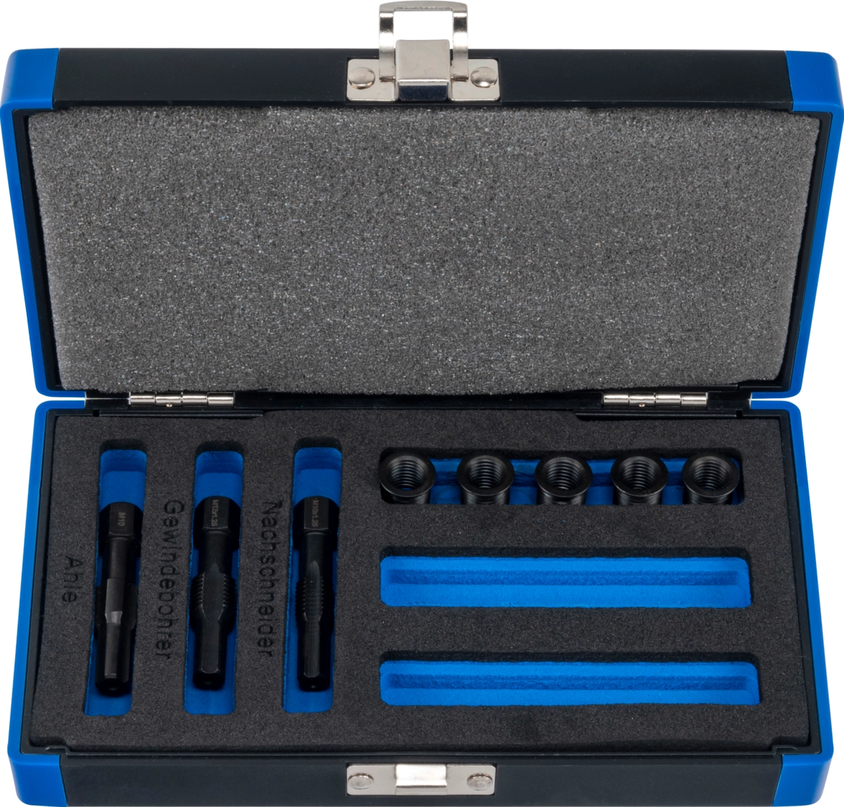 Kit de réparation pour filetage de bougie de préchauffage M10x1.25, 8 pièces.