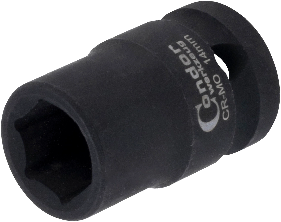 Impact Socket, 1/2", hexagon 14 mm