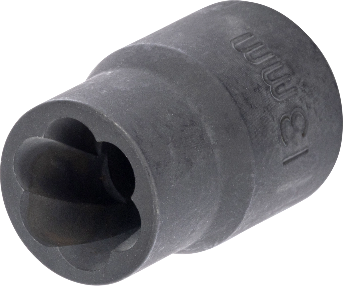 Douille, 3/8 ", profil à rainure en spirale 13 mm