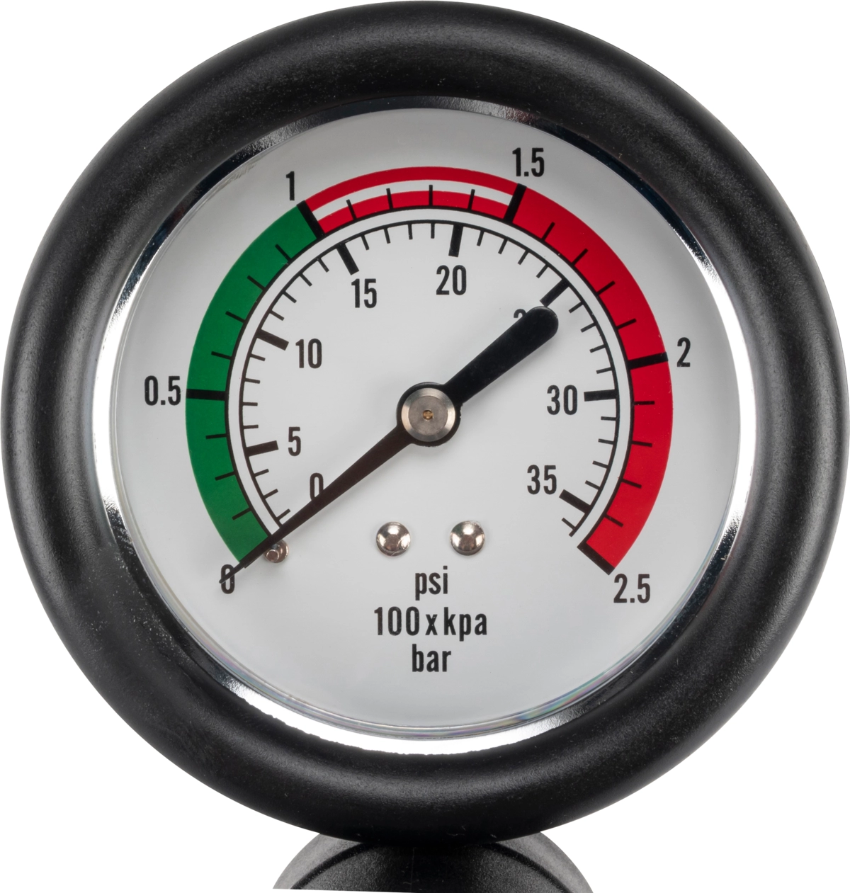 Handpumpe, mit Manometer und Schlauch
