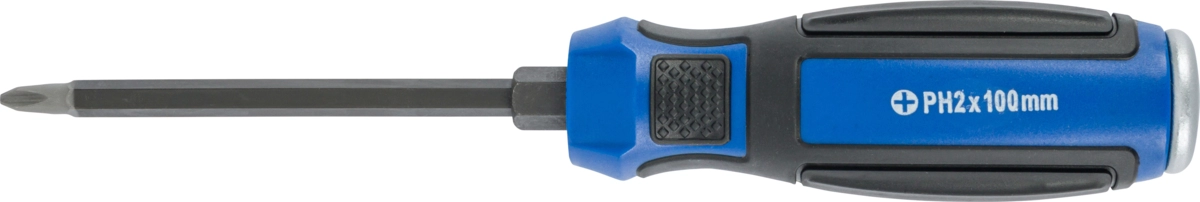 Schraubendreher, Schlagkappe, Kreuz PH2x100 mm