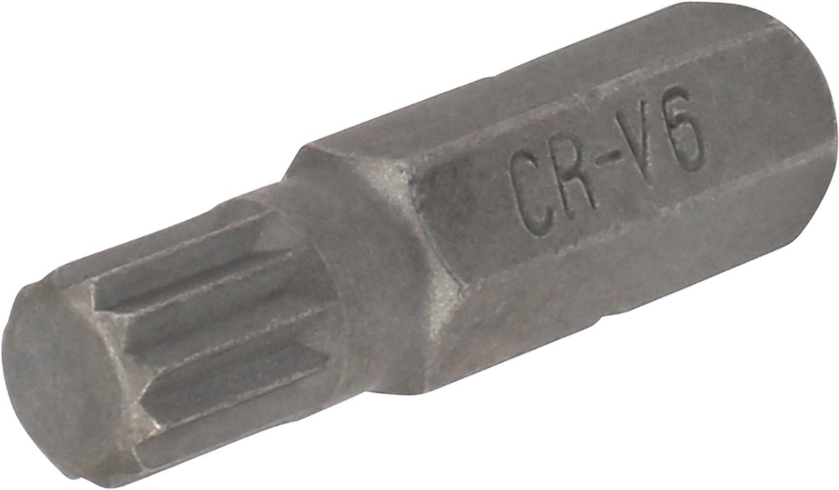 Bit, 1/4" hex, spline M6x25 mm