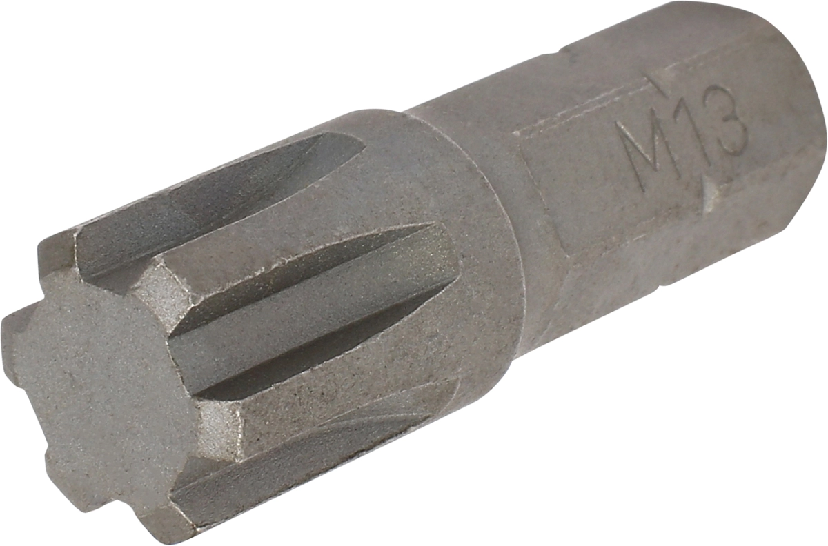 Bit, 10 mm hex, ribe-profile M13x40 mm