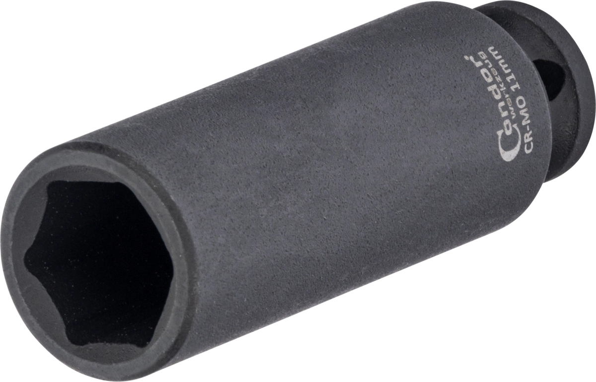 Impact Socket, 1/4", hex 11 mm, deep