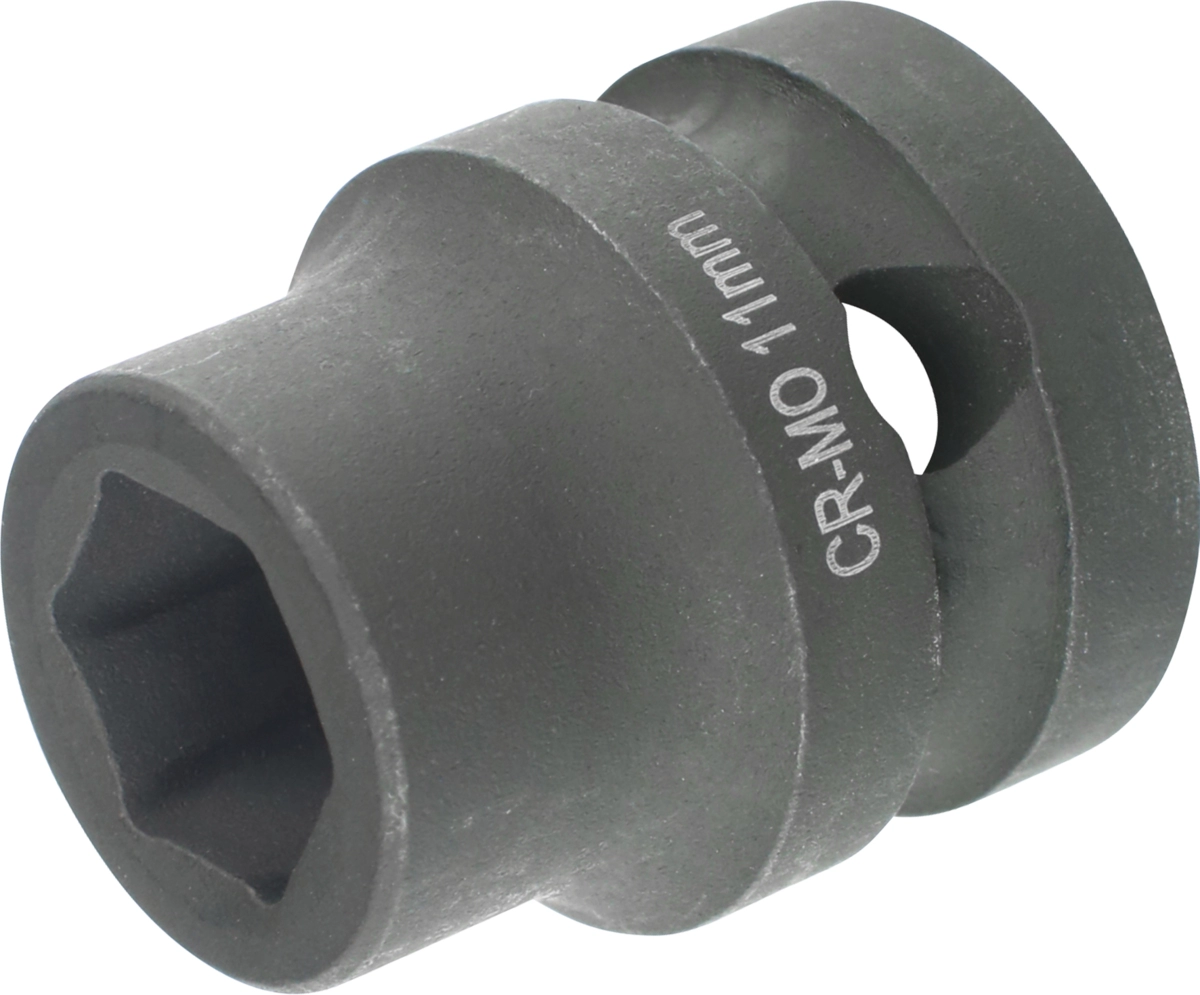 Kraft-Stecknuss, 1/2", extra kurz, 6-kant 11 mm
