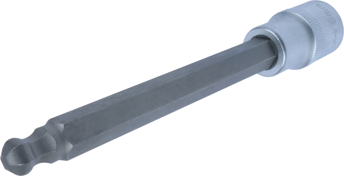 Hylsbit, 1/2", Insex med kula, 8x140 mm