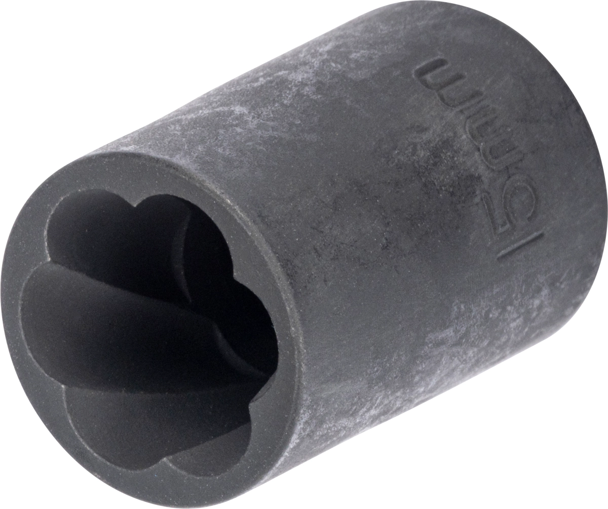 Stecknuss, 3/8", Spiral-Nuten-Profil 15 mm