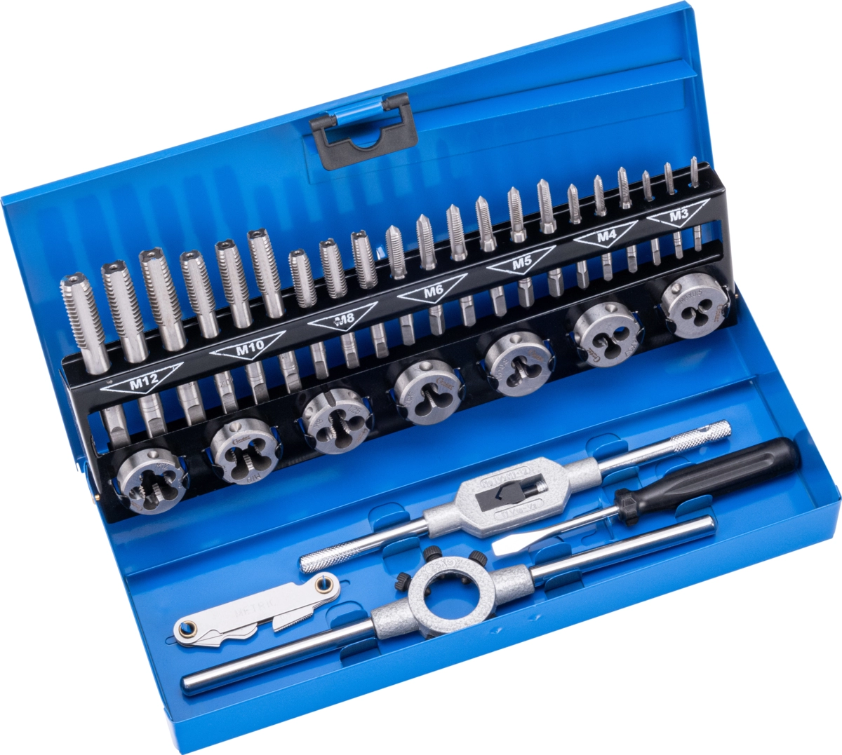 Serie 32 utensili per filettatura a mano M3-M12