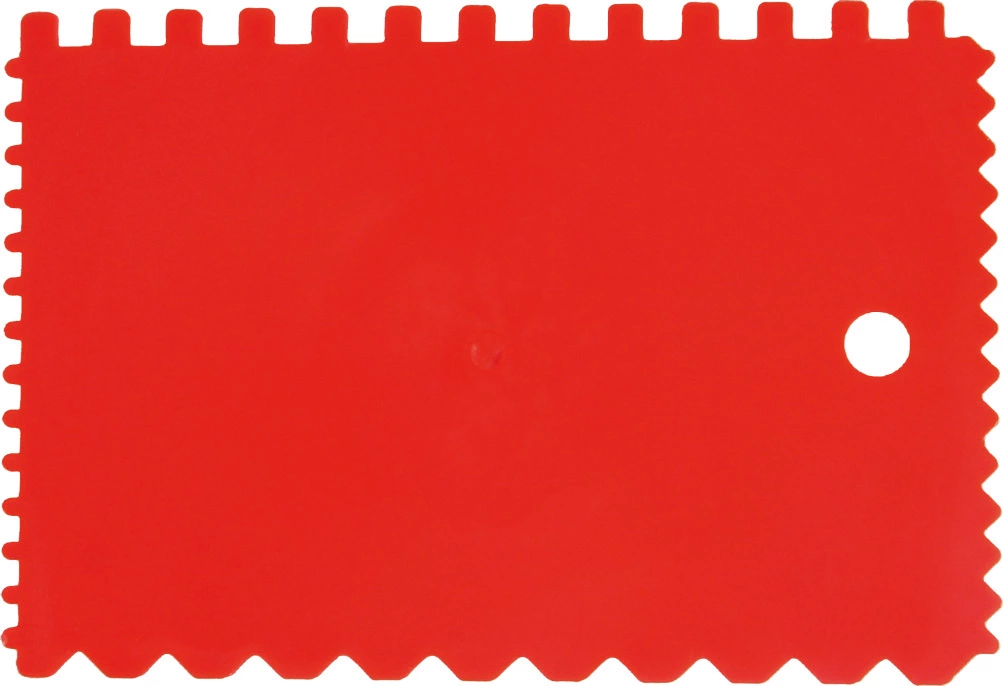 Kunststoff-Zahnspachtel, flexibel, 90x135 mm