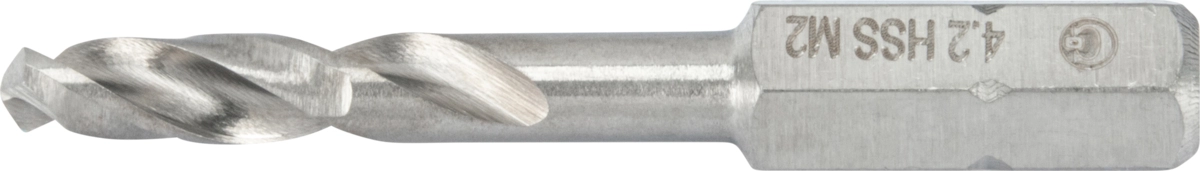 Spiralbohrer-Bit, HSS-G M2, 1/4" 6-kant