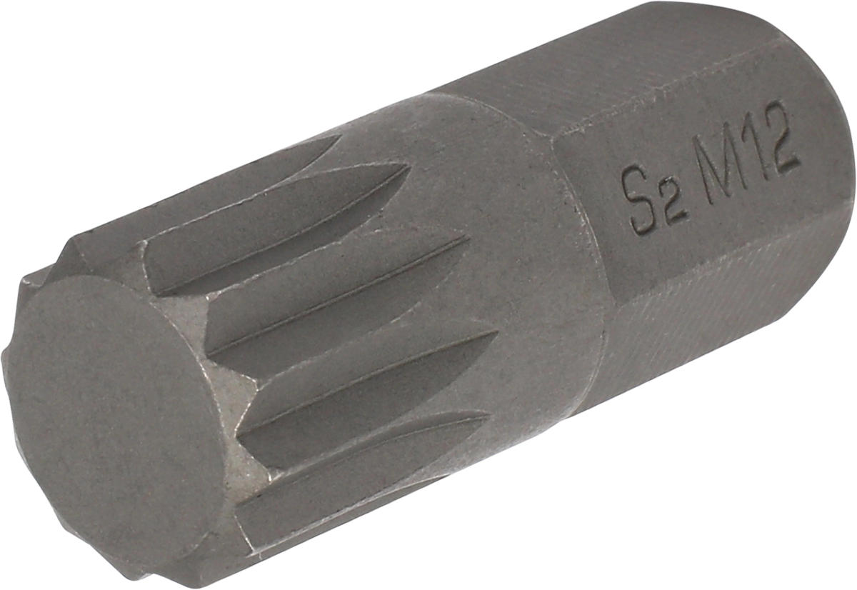 Bit, 10 mm 6-kant, Vielzahn M12x30 mm