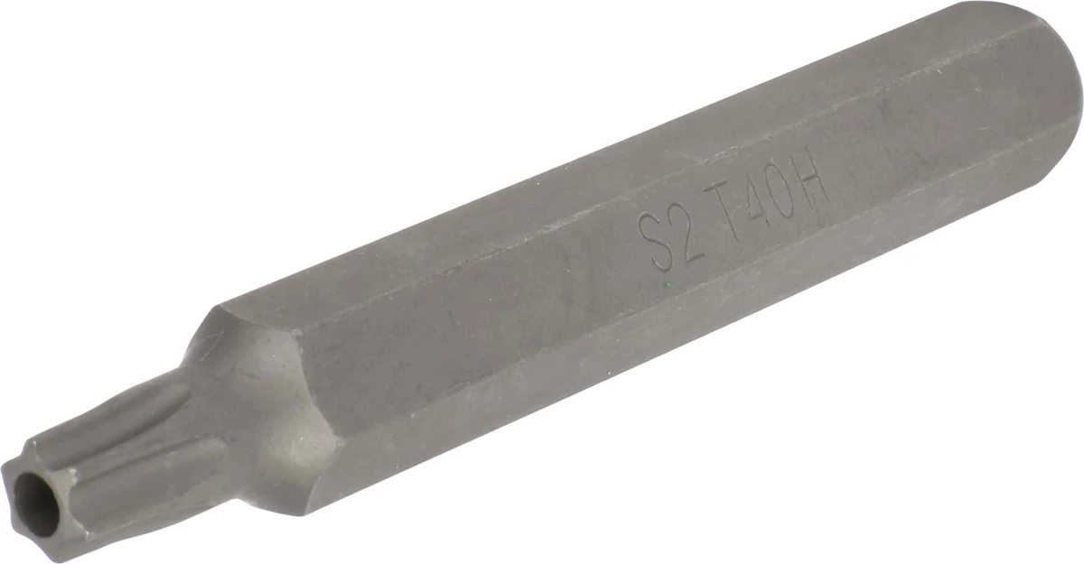 Bit, 10 mm 6-kant, T-Profil SLB T40x75 mm