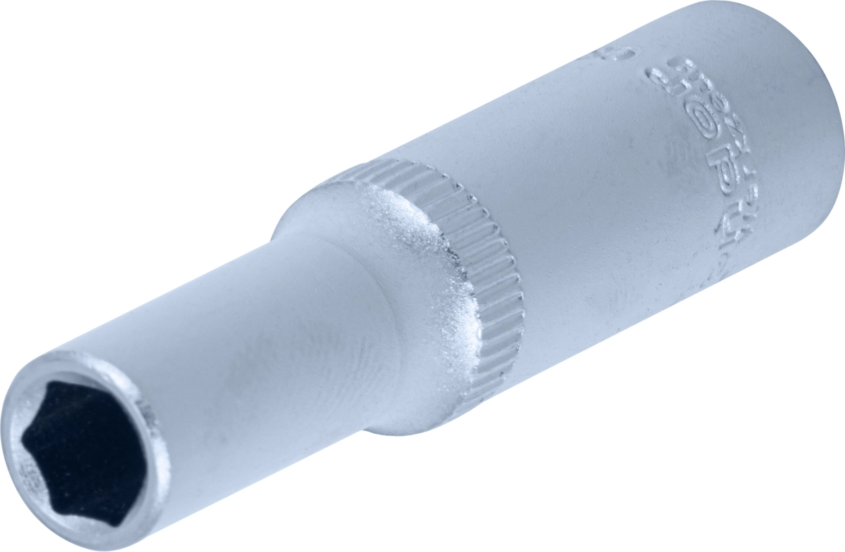 Stecknuss, 1/4", 6-kant 6 mm, tief
