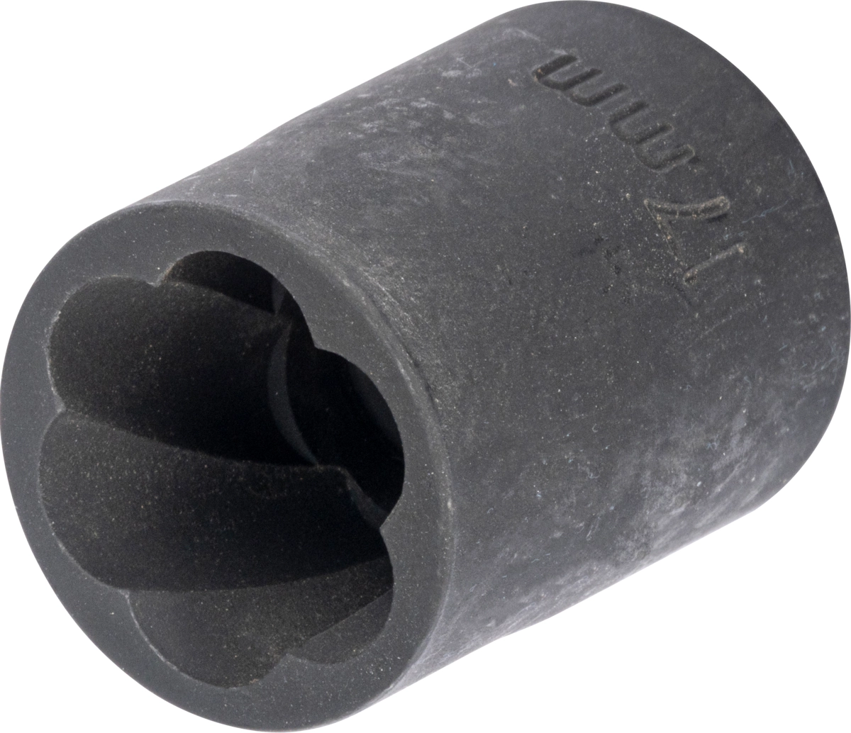 Douille, 3/8 ", profil à rainure en spirale 19 mm
