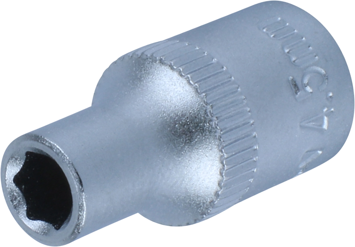 Stecknuss, 1/4", 6-kant 4.5 mm