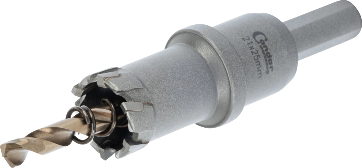 Hartmetall Lochsäge, Flachschnitt, ø 21 mm