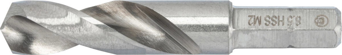Twist Drill Bit, 1/4" hex shank, HSS-G M2, ø 8.5