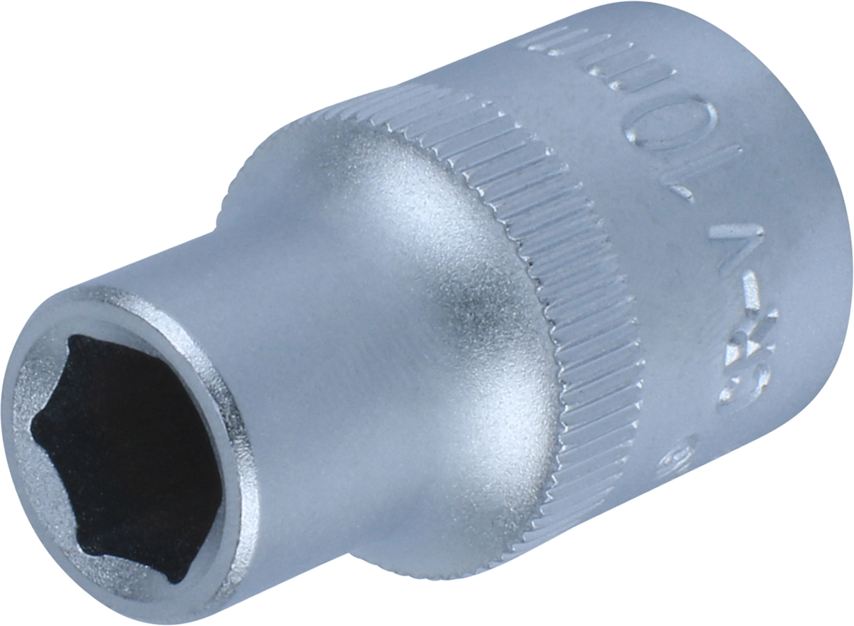 Stecknuss, 1/2", 6-kant 10 mm