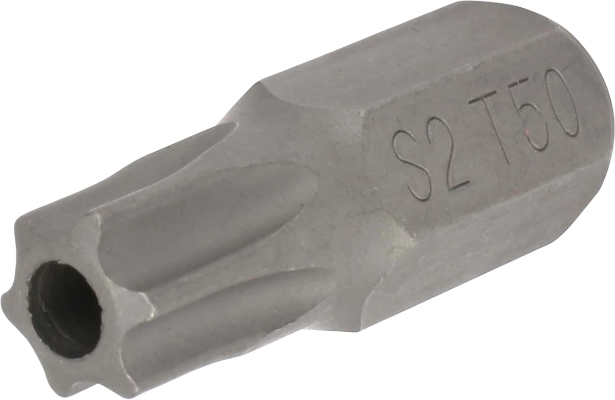 Inserto Torx c/foro esagono 10 mm T50x30 mm