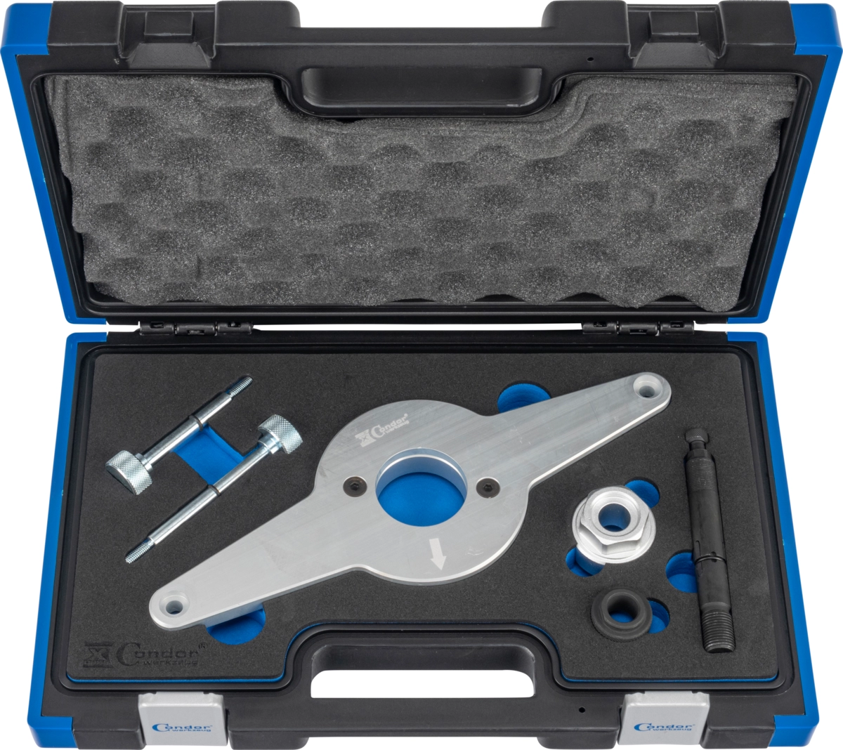 Assembly Tool, for crankshaft pulley with vibration damper, Audi / VW