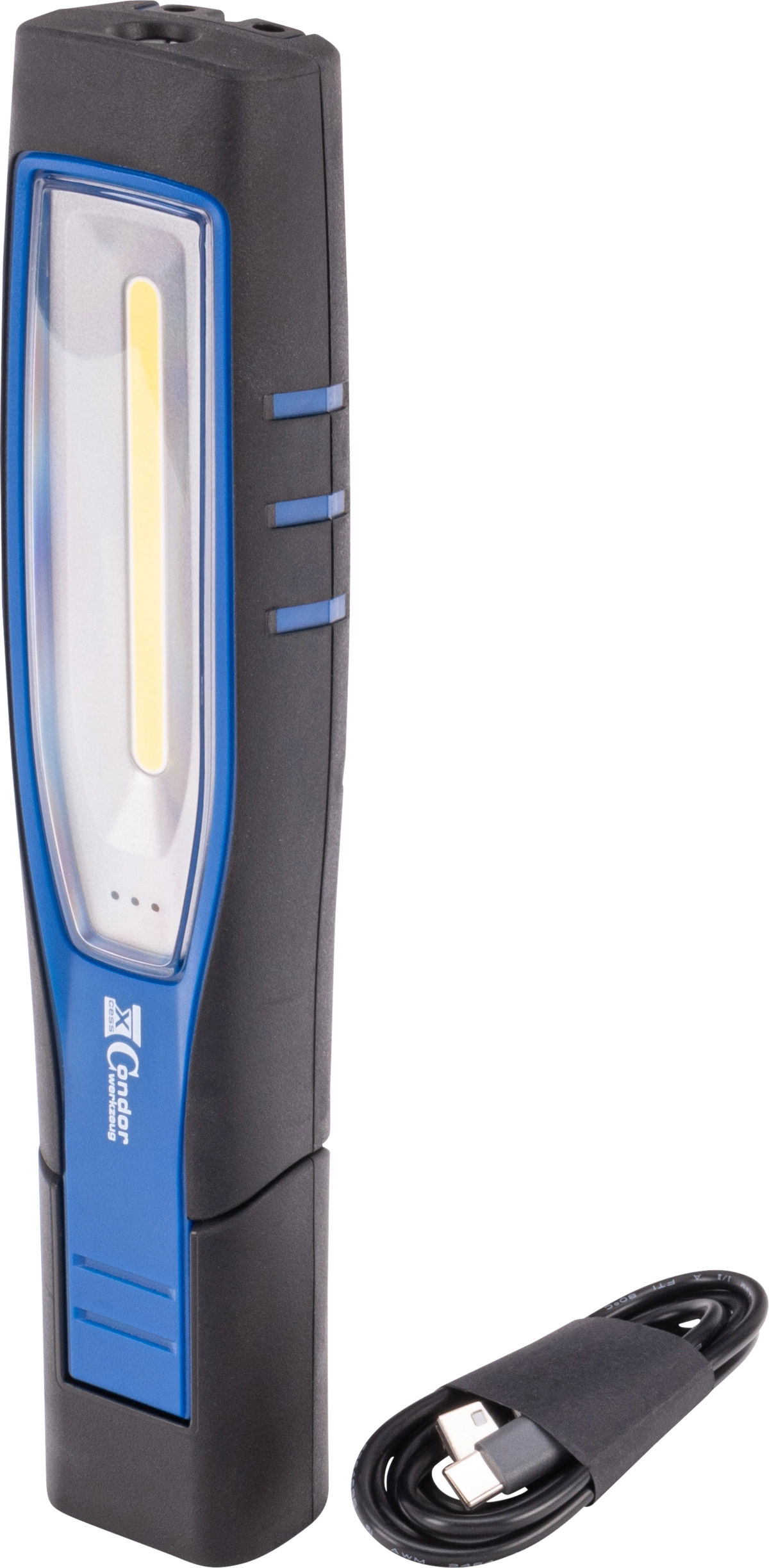Akku-Handlampe, kabelloses Aufladen, COB-LED “Worklight 2-in-1“