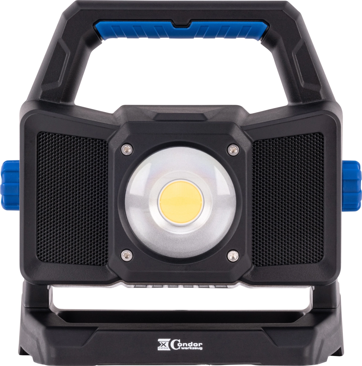 Akku-Arbeitsleuchte, Bluetooth Lautsprecher, COB-LED
