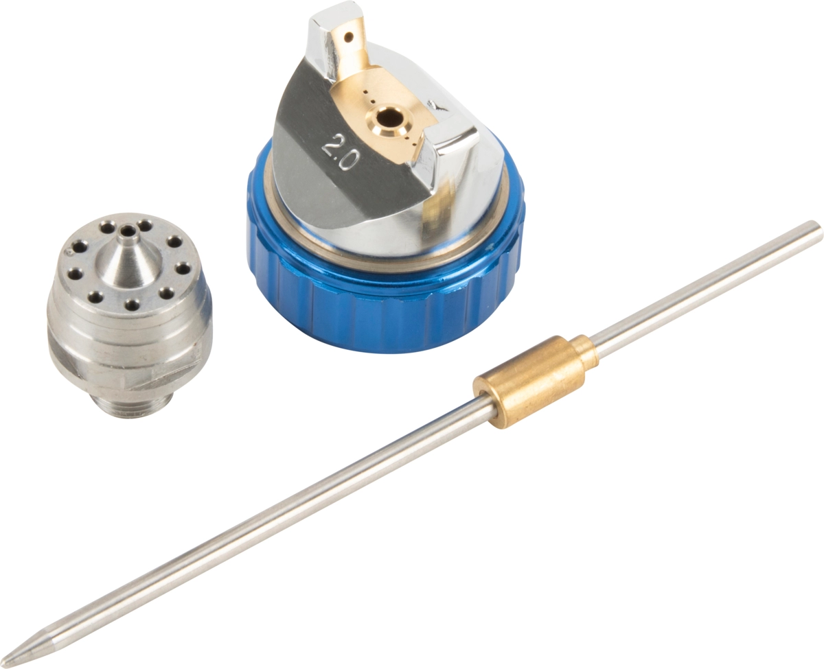 Replacement Nozzle, ø 2.0 mm, for air paint spray gun, incl. needle + airplug