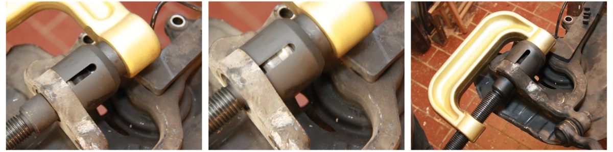 Press Frame / Thrust Piece Set, MB supporting ball joints, 11 pcs.
